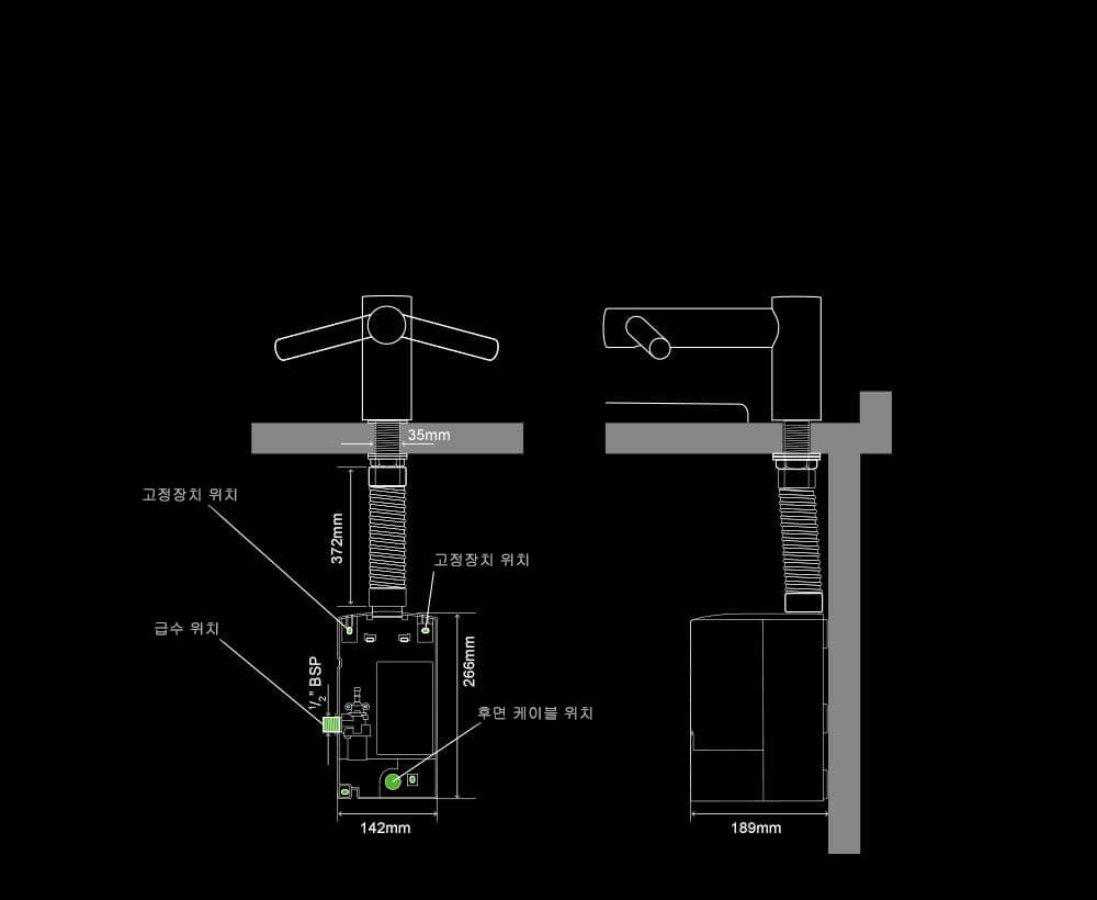Dyson Airblade Tap Short hand dryer internal specifications