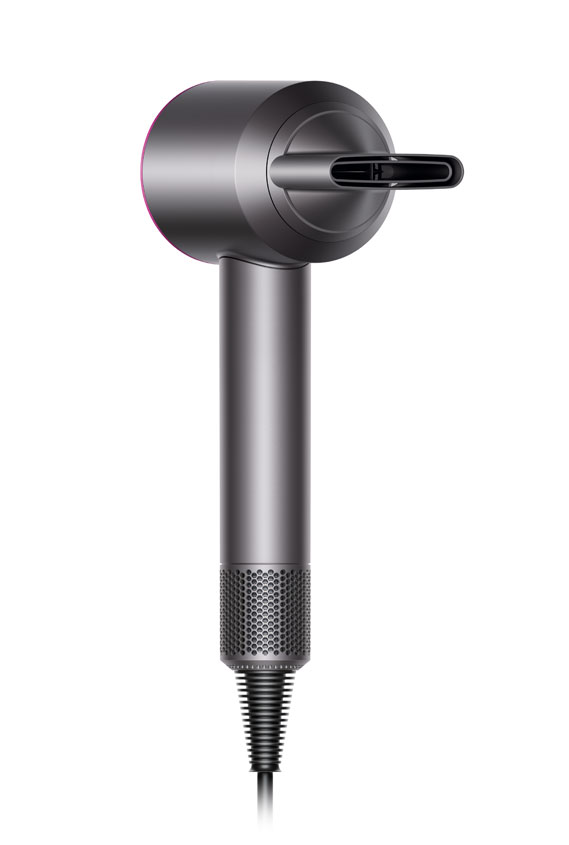 The Dyson Supersonic™ hair dryer, fitted with styling concentrator