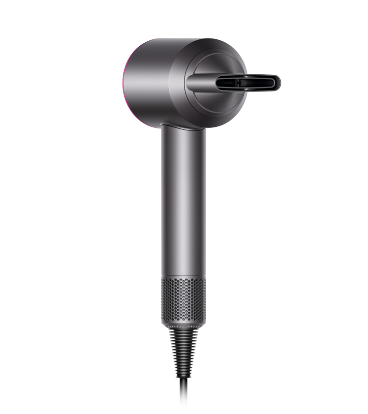 The Dyson Supersonic™ hair dryer, fitted with styling concentrator